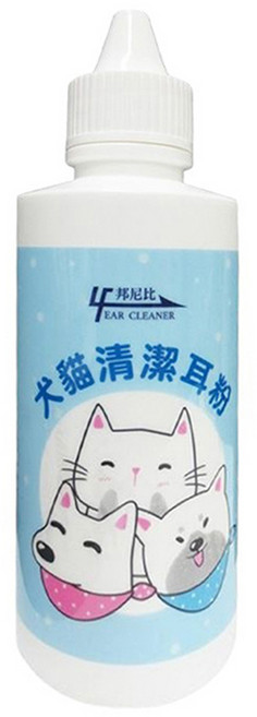 邦尼比 犬貓清潔耳粉, 100ml, 1瓶