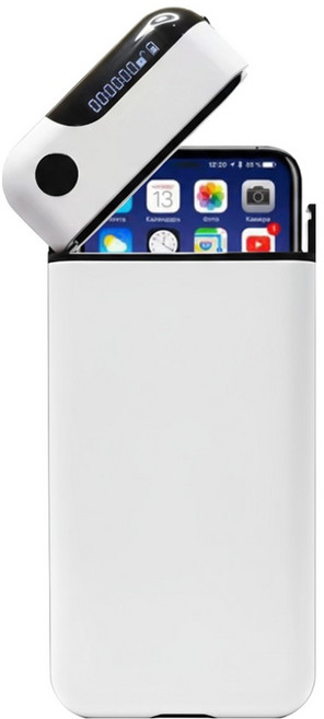 모더너리 핸드폰 감옥 타이머 락 박스, 1개, 화이트