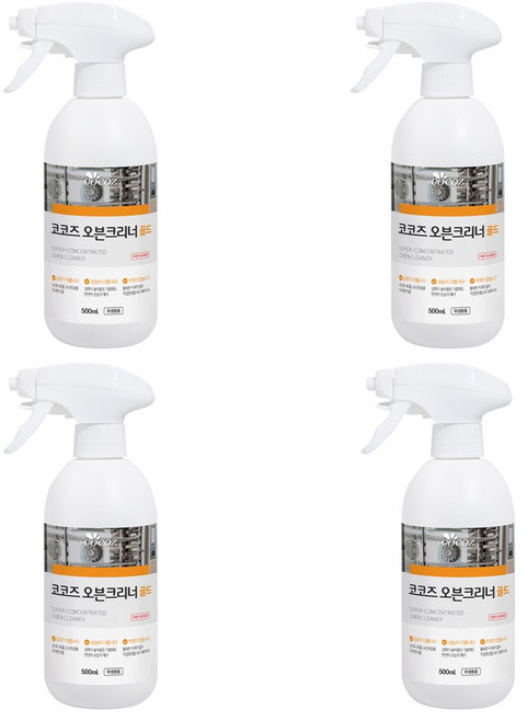 코코즈 오븐크리너 골드, 500ml, 4개