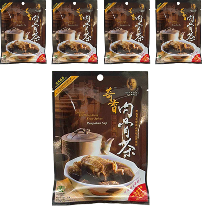 奇香 肉骨茶 湯料包, 35g, 2包, 5袋