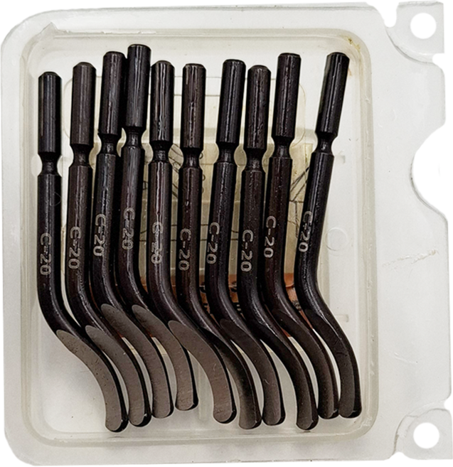 cp gratex C-20 手刮刀修邊刀 10片 Set, 1盒