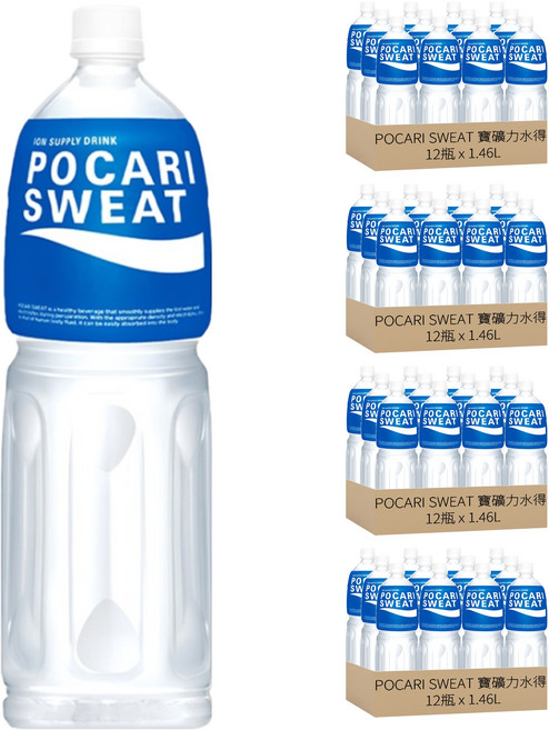 POCARI SWEAT 寶礦力水得, 1.46L, 48瓶