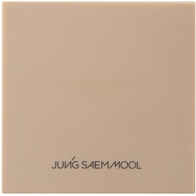 JUNG SAEM MOOL 鄭瑄茉 裸肌光澤粉餅, 緞面裸色, 1個