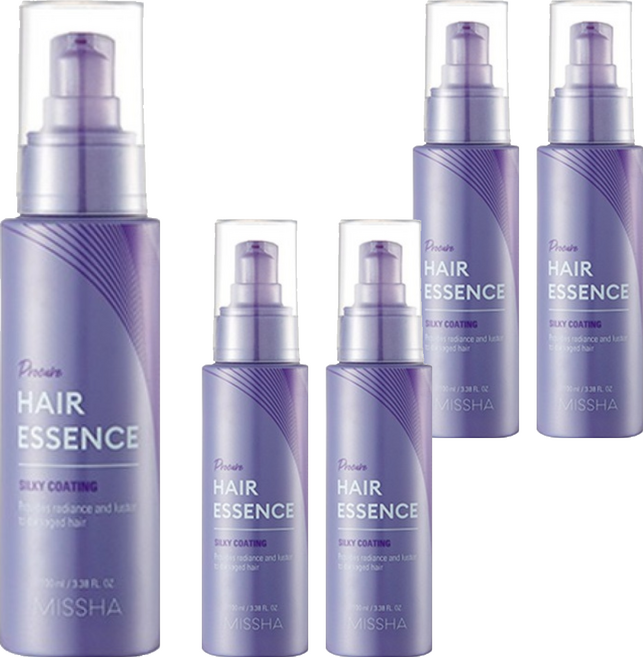 미샤 프로큐어 실키 코팅 헤어 에센스, 100ml, 5개