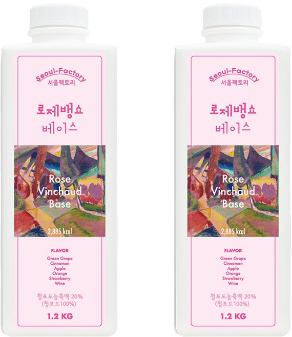 서울팩토리 로제뱅쇼베이스, 1.2kg, 2개