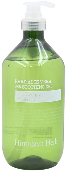 NARD 蘆薈凝膠 身體護理喜馬拉雅自然, 1L, 1瓶
