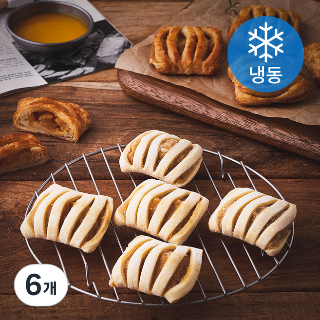 브리도 미니애플따땅라띠스 (냉동), 40g, 5개입, 6개