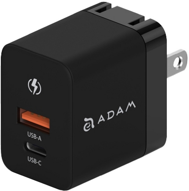 ADAM elements 亞果元素 35W 2 Port GaN 充電器 Fast Charging Foldable 黑色