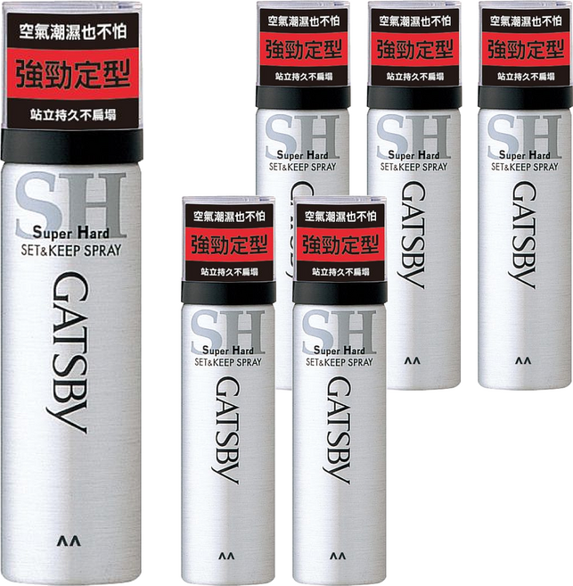GATSBy 強黏造型噴霧 小, 45g, 65ml, 6瓶