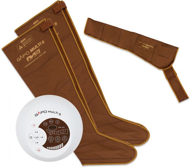 가포 공기압 다리마사지기 본체+다리커프+팔커프 세트 GAPO MULTI 5 PLUS
