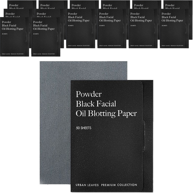 어반리브즈 프리미엄 파우더 기름종이, 50개입, 15개