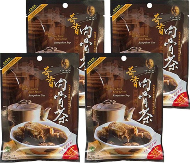 奇香 肉骨茶 湯料包, 35g, 2包, 4袋