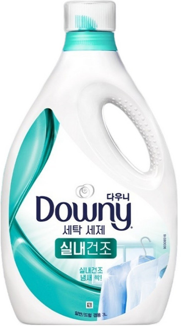 Downy 室內晾衣型衣物專用洗衣精 高效濃縮, 3L, 1瓶