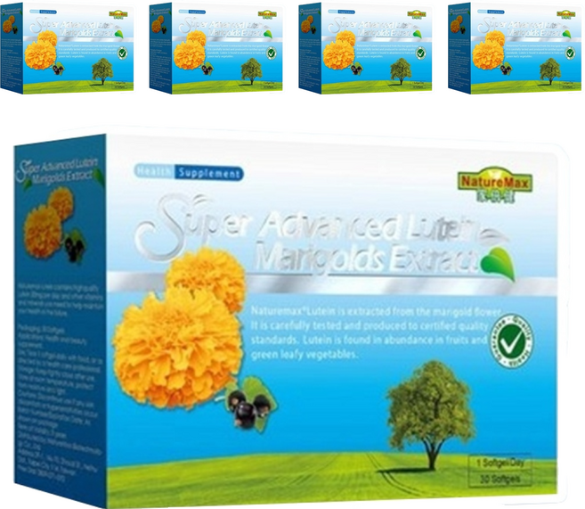 NatureMax 家倍健 金盞花萃取物含葉黃素複方軟膠囊 專利酯化型 含多種維生素, 750mg, 30顆, 5盒