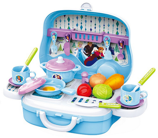 Disney 迪士尼 爐台手提箱, 冰雪奇緣 藍色, 1組