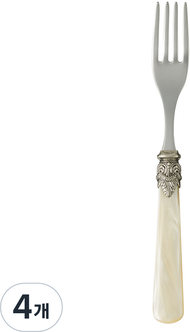 EME 나폴레옹 커트러리 테이블포크, 펄 아이보리, 4개