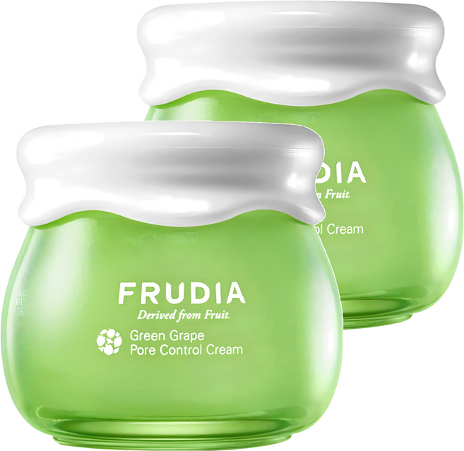 FRUDIA 台灣公司貨 有拭無孔 青葡萄毛孔調理輕凝霜, 55g, 2罐