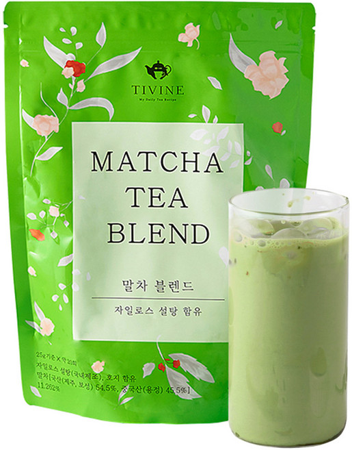 티바인 말차티 블렌드 분말, 500g, 1개입, 1개