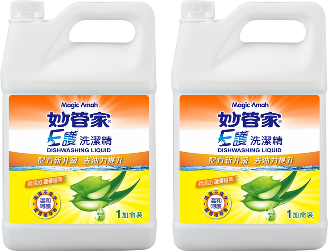 Magic Amah 妙管家 E護洗潔精, 4.04kg, 2桶