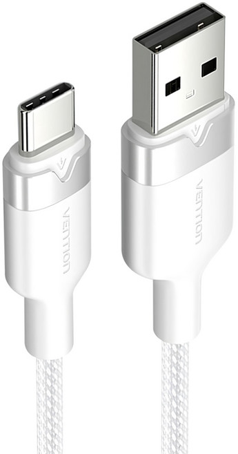 VEnTIOn 威迅 CTN USB-A-USB-C 充電線, 白色, 2m, 1條