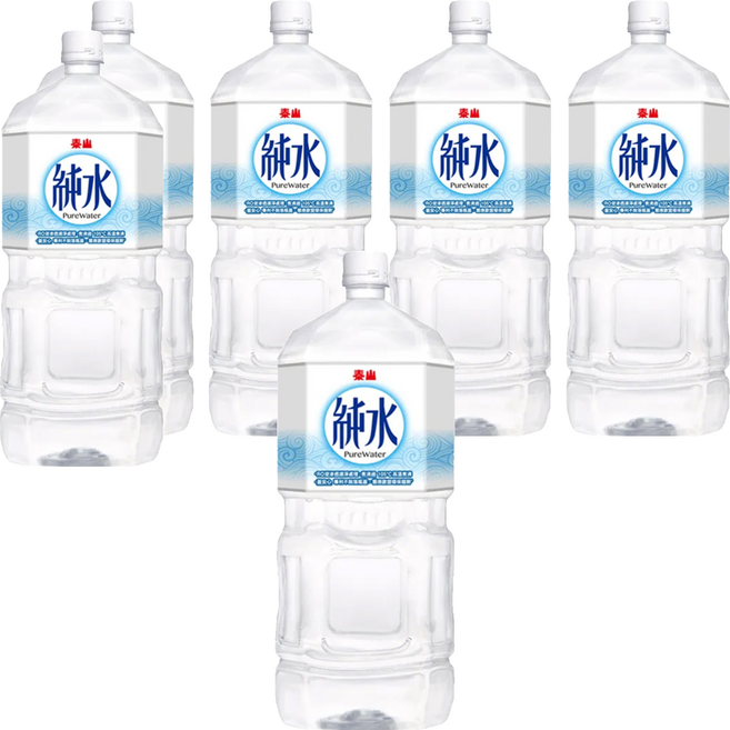 TAISUN 泰山 純水, 2500ml, 6瓶