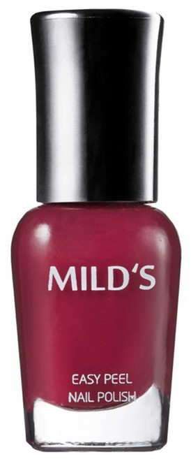 MILD'S 曼思 水性可剝指甲油, 莓果胭脂茶 MS197, 7ml, 1瓶