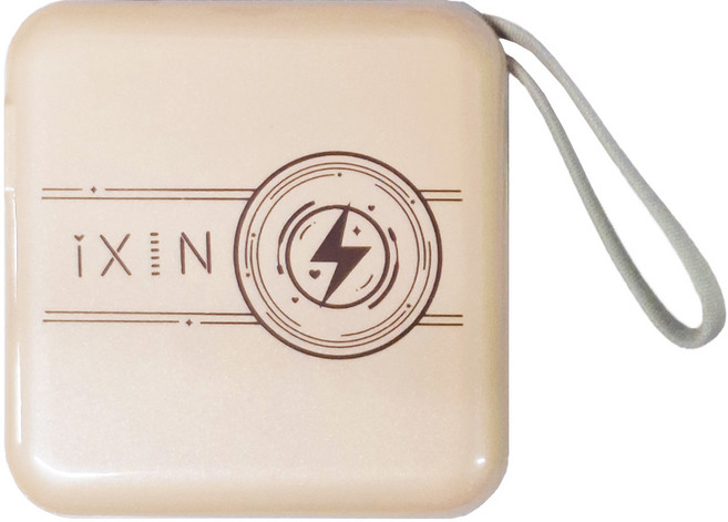 iXIN 六合一全方位行動電源, F17, 奶茶色