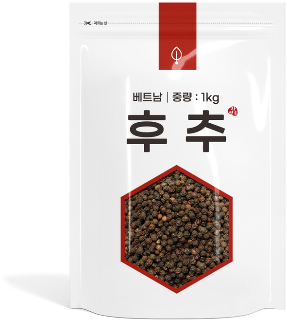 통 흑후추, 1kg, 1개