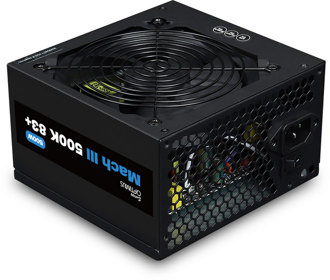 에너지옵티머스 Mach III 500K 83+ 500W 파워서플라이, ENERGY OPTIMUS Mach III 500K 83+