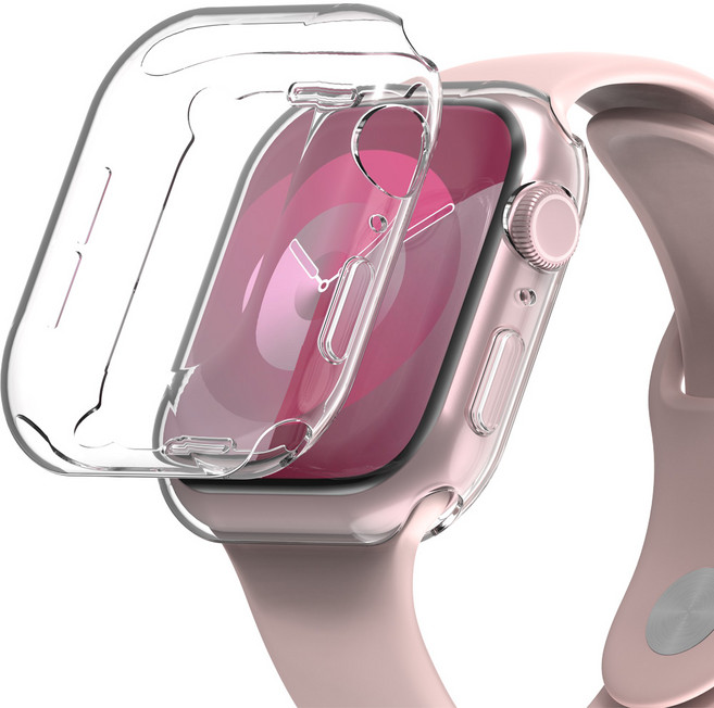 누아트 애플워치 호환 풀커버 TPU 젤리케이스 2개입, 투명, 1개