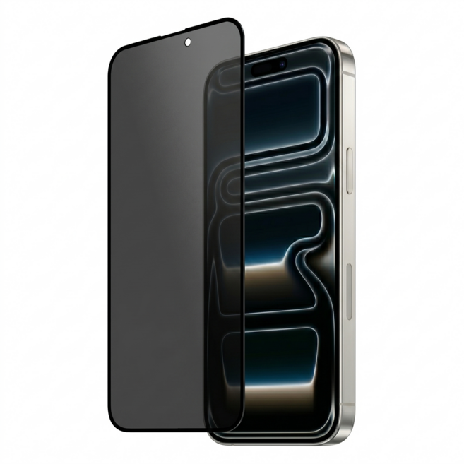 OVERDIGI 滿版玻璃保護貼 iPhone 17 Pro 防窺 9H 1入