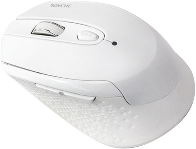 로이체 무소음 무선 옵티컬 마우스, RX-550, 화이트