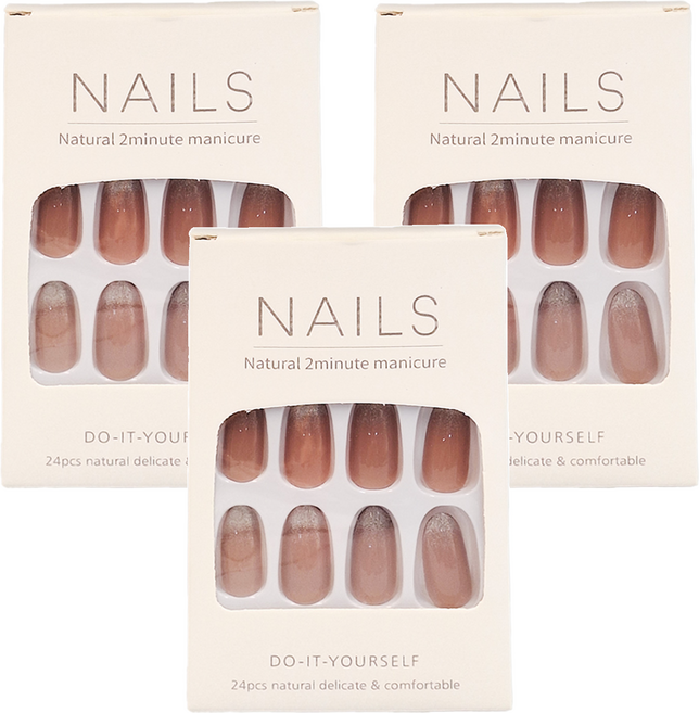 Paula's Nail 寶拉美甲 貓眼星空銀河美甲 美甲貼片, AP69204, 3入