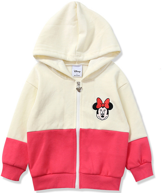 리틀래빗 아동용 D 반반 긴팔 후드집업