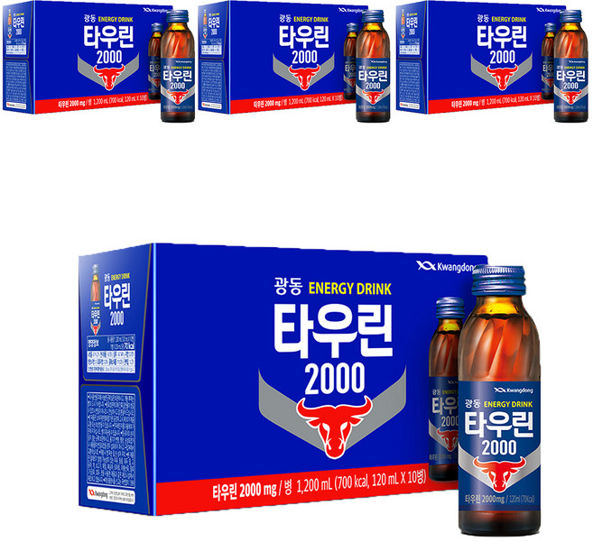 광동제약 타우린 2000, 120ml, 40개