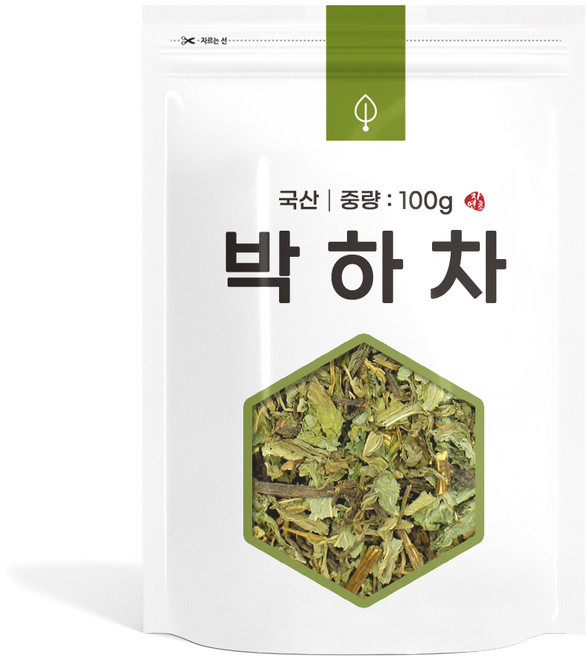 자연초 박하차, 100g, 1개