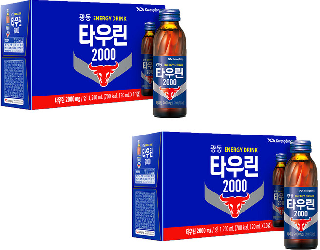 광동제약 타우린 2000, 120ml, 20개