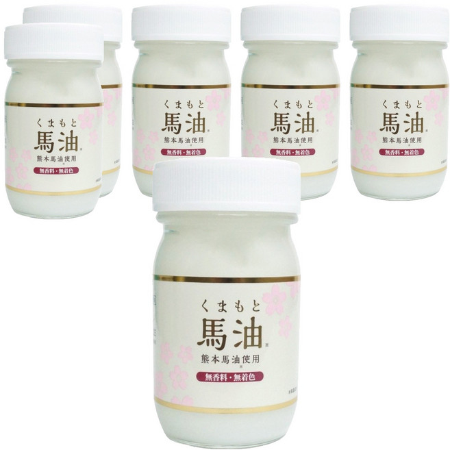日本熊本 馬油霜, 70g, 70ml, 6罐