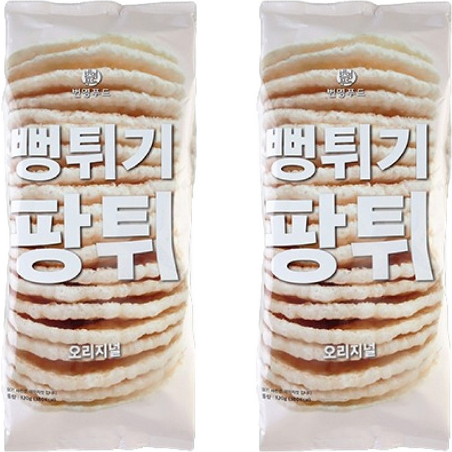 팡튀 오리지널 뻥튀기, 120g, 2개