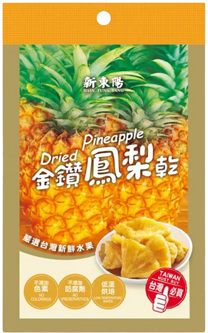 新東陽 金鑽鳳梨水果乾, 50g, 5包
