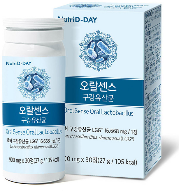 뉴트리디데이 오랄센스 구강유산균, 30정, 1개