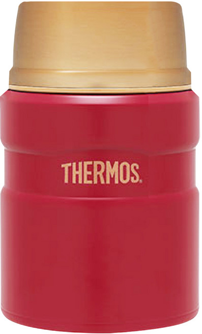 THERMOS 膳魔師 316不銹鋼悶燒罐 SK520-BR, 勃根地紅, 520ml, 1個