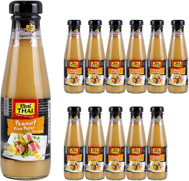 리얼타이 피넛소스, 185ml, 12개