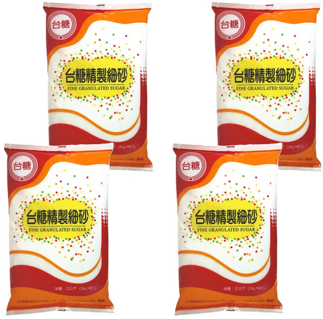 台糖 精製細砂糖, 2kg, 4包