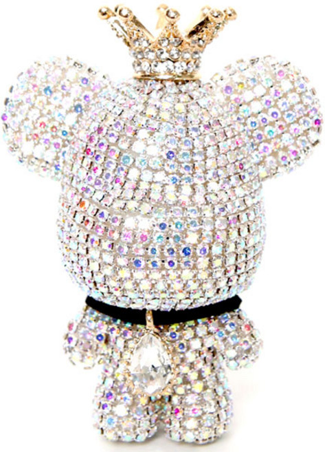 도그독 차량용 방향제 큐빅베어 실버, 1개, 블랙체리