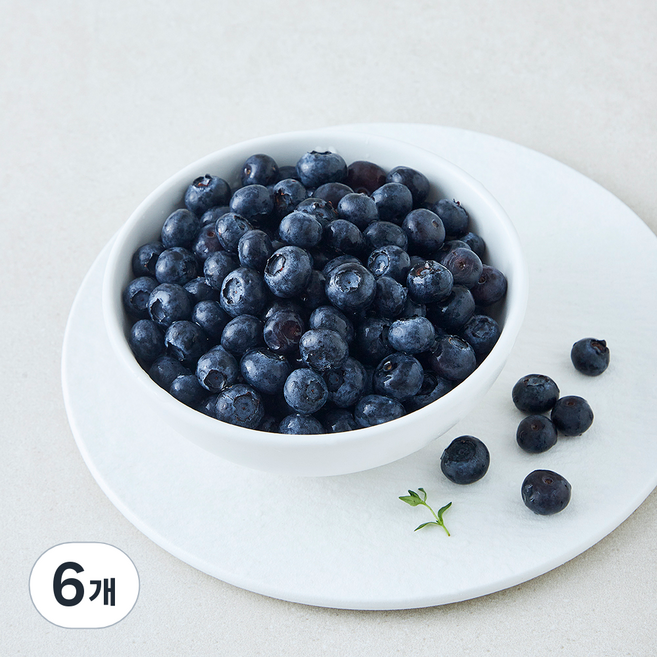 수플린 미국산 블루베리, 6개, 310g