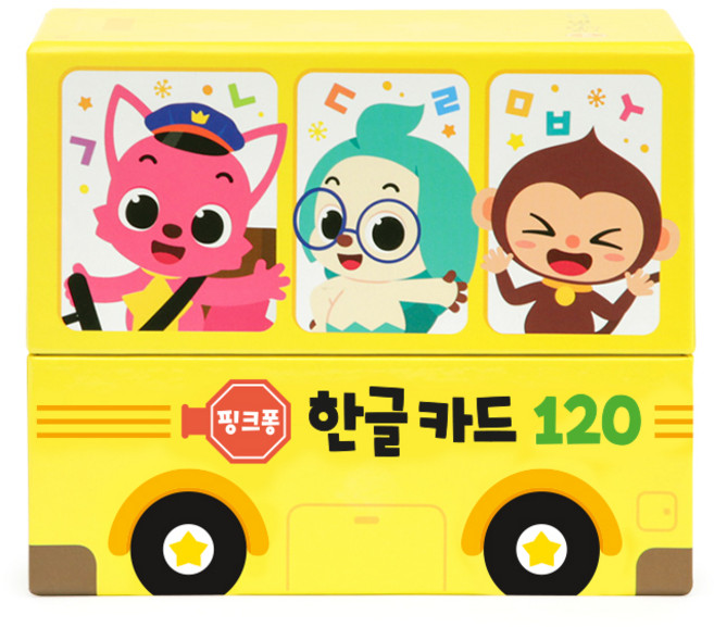 핑크퐁 한글카드 120, 상세 설명 참조, 스마트스터디