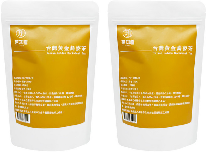 T.NOW 茶知道 台灣黃金蕎麥茶, 7g, 30包, 2袋