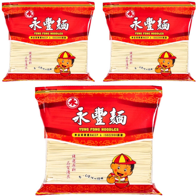 源永豐食品 麵條, 1.8kg, 3袋
