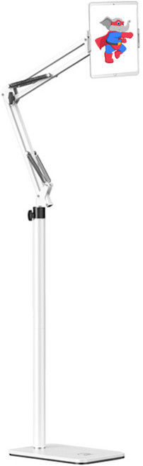 코끼리리빙 접이식 스마트폰 태블릿 스탠드형 3세대 거치대 중, 화이트